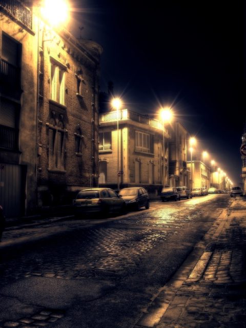rue de savoye à reims de nuit